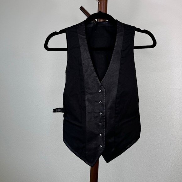 Rag and Bone Vanessa leather vest size 0 - Picture 4 of 10